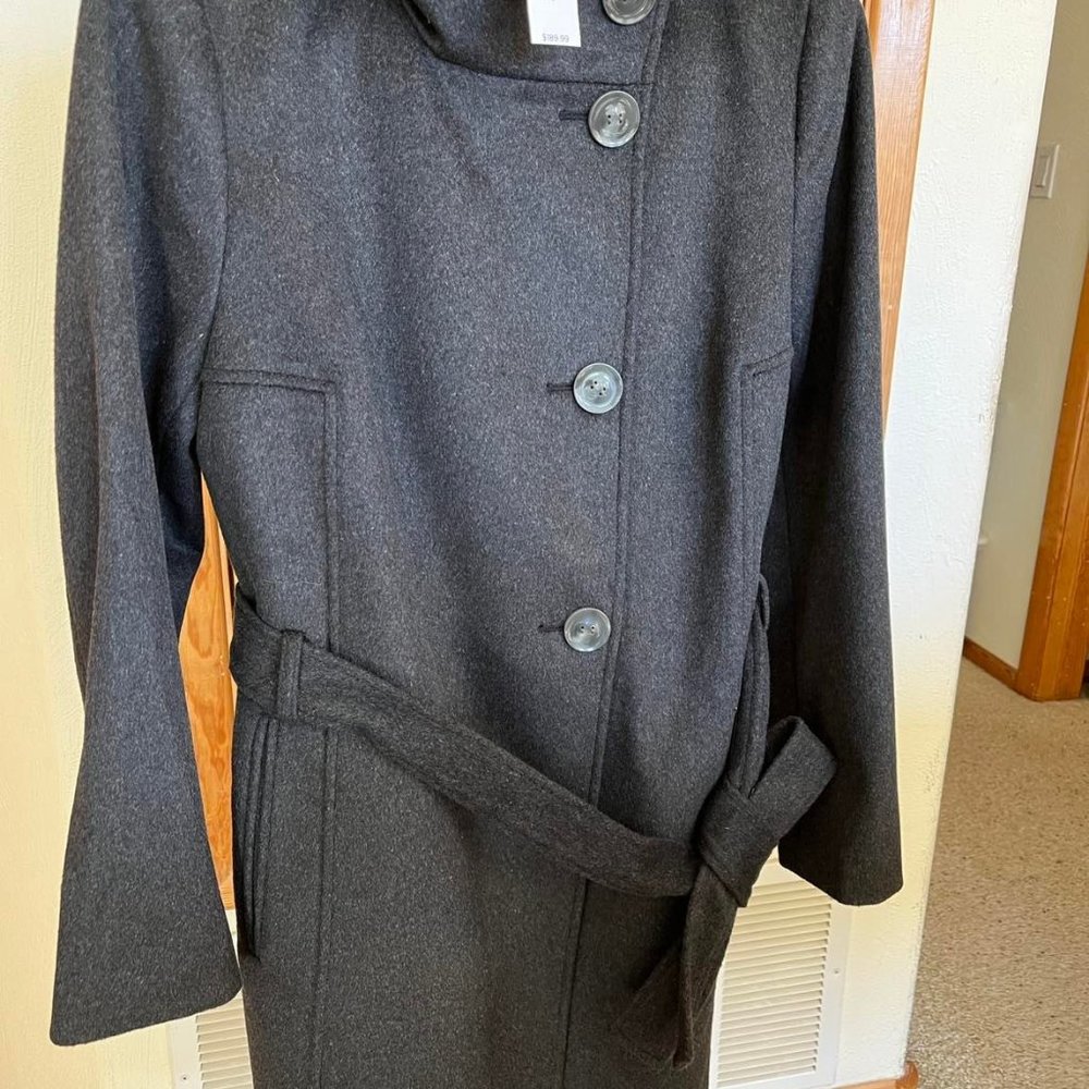 Ann Taylor Coat, gray wool